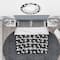 Designart 'Black Circles on White Background' Modern & Contemporary Bedding Set - Duvet Cover & Shams